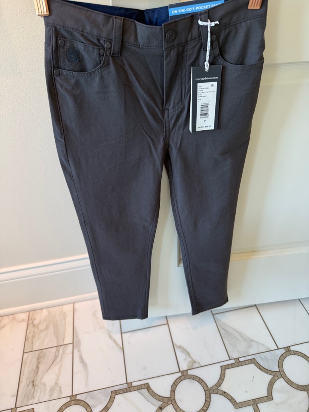 Vineyard Vines Kids Casual Pants in Charcoal